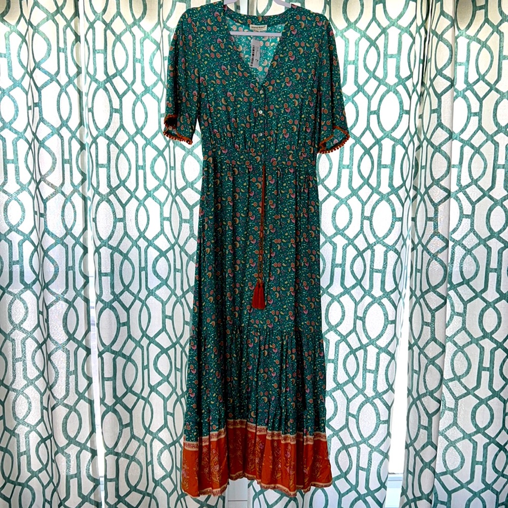Anna-Kaci Ruffle Boho Dress